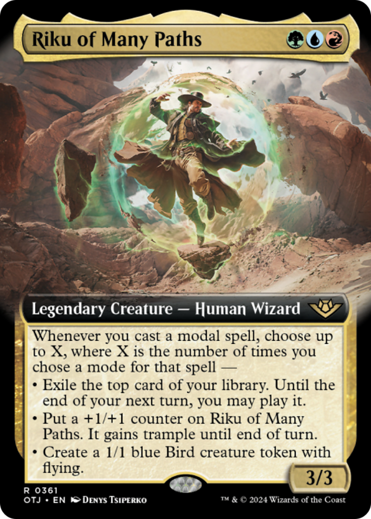 Riku of Many Paths (Extended Art) [Outlaws of Thunder Junction] | Gate City Games LLC