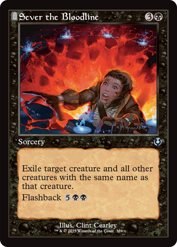 Sever the Bloodline (Retro Frame) [Innistrad Remastered] | Gate City Games LLC