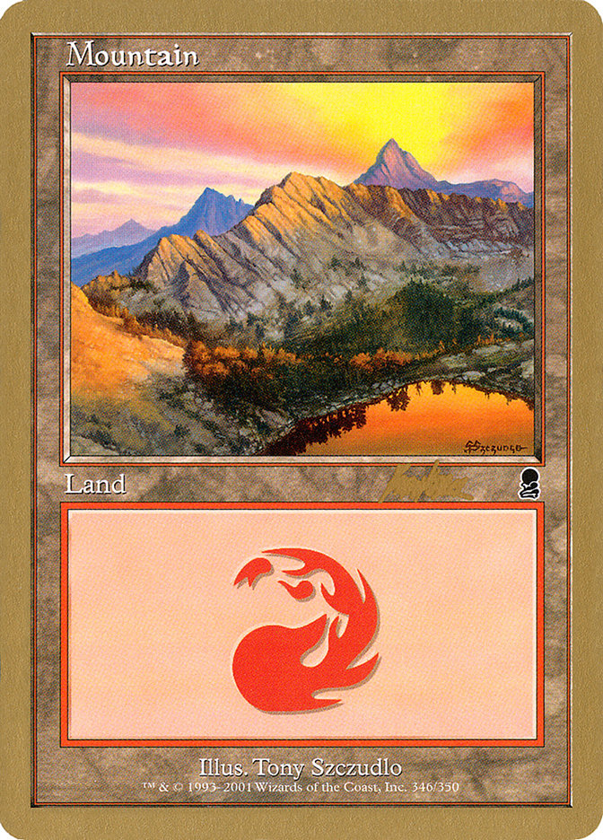 Mountain (bk346) (Brian Kibler) [World Championship Decks 2002] | Gate City Games LLC