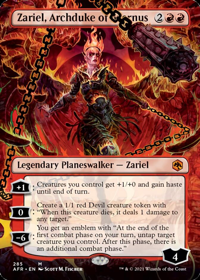 Zariel, Archduke of Avernus (Borderless) [Dungeons & Dragons: Adventures in the Forgotten Realms] | Gate City Games LLC