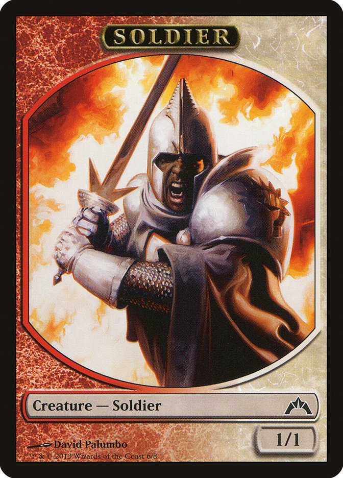 Soldier Token [Gatecrash Tokens] | Gate City Games LLC