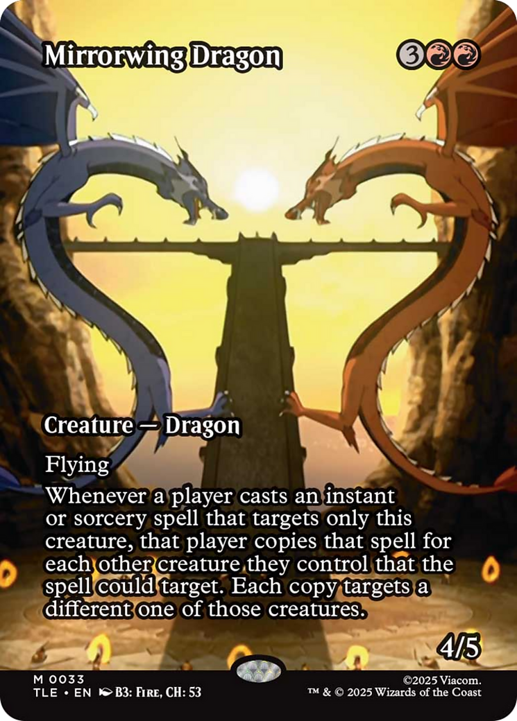 Mirrorwing Dragon (Borderless) [Avatar: The Last Airbender: Eternal-Legal] | Gate City Games LLC