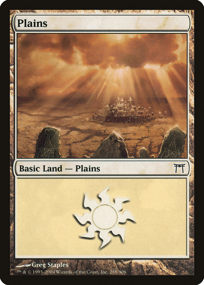 Plains (288) [Champions of Kamigawa] | Gate City Games LLC