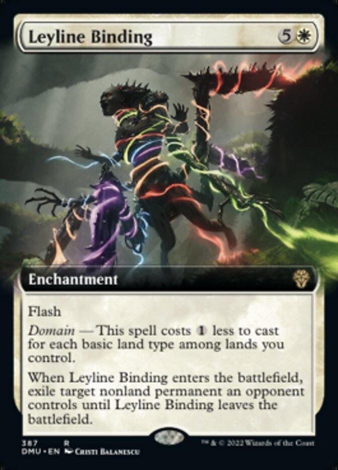 Leyline Binding (Extended Art) [Dominaria United] | Gate City Games LLC