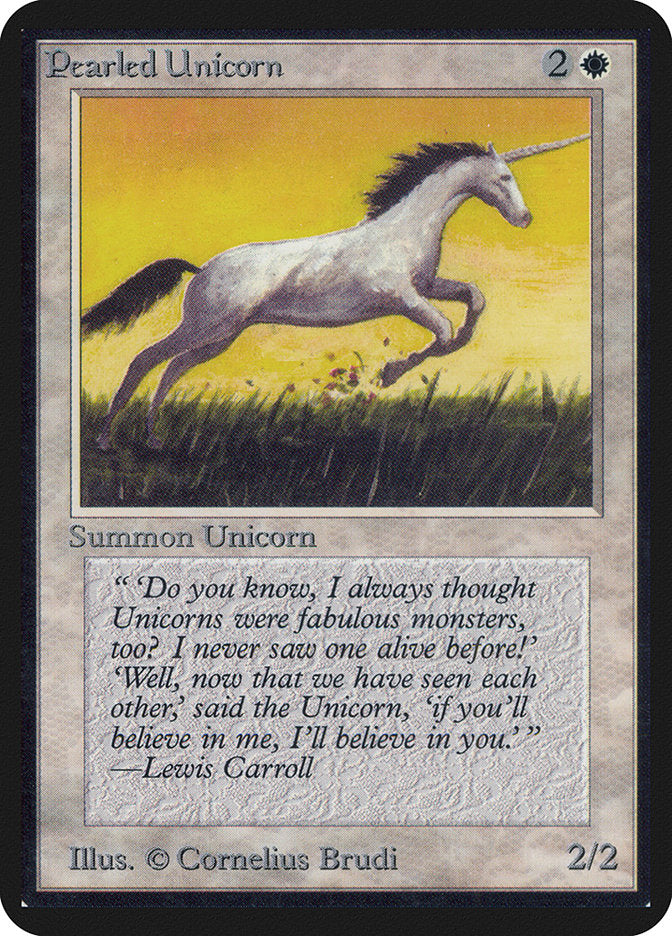 Pearled Unicorn [Alpha Edition] | Gate City Games LLC