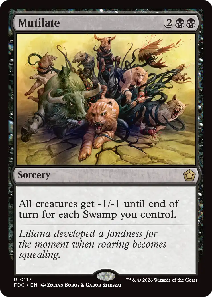 Mutilate [Foundations Commander] | Gate City Games LLC
