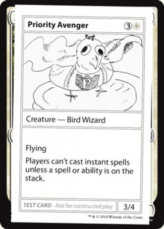 Priority Avenger (2021 Edition) [Mystery Booster Playtest Cards] | Gate City Games LLC