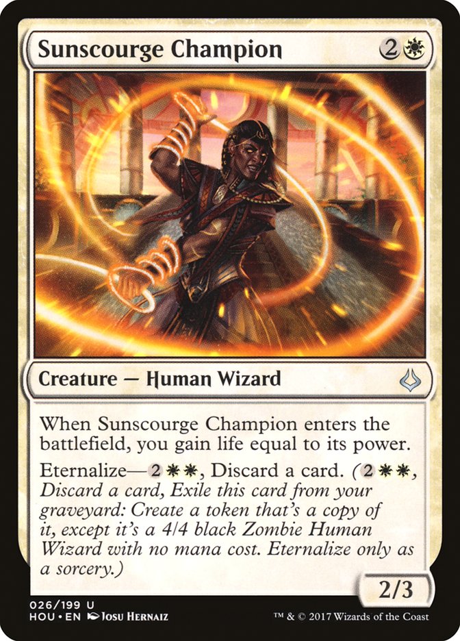 Sunscourge Champion [Hour of Devastation] | Gate City Games LLC