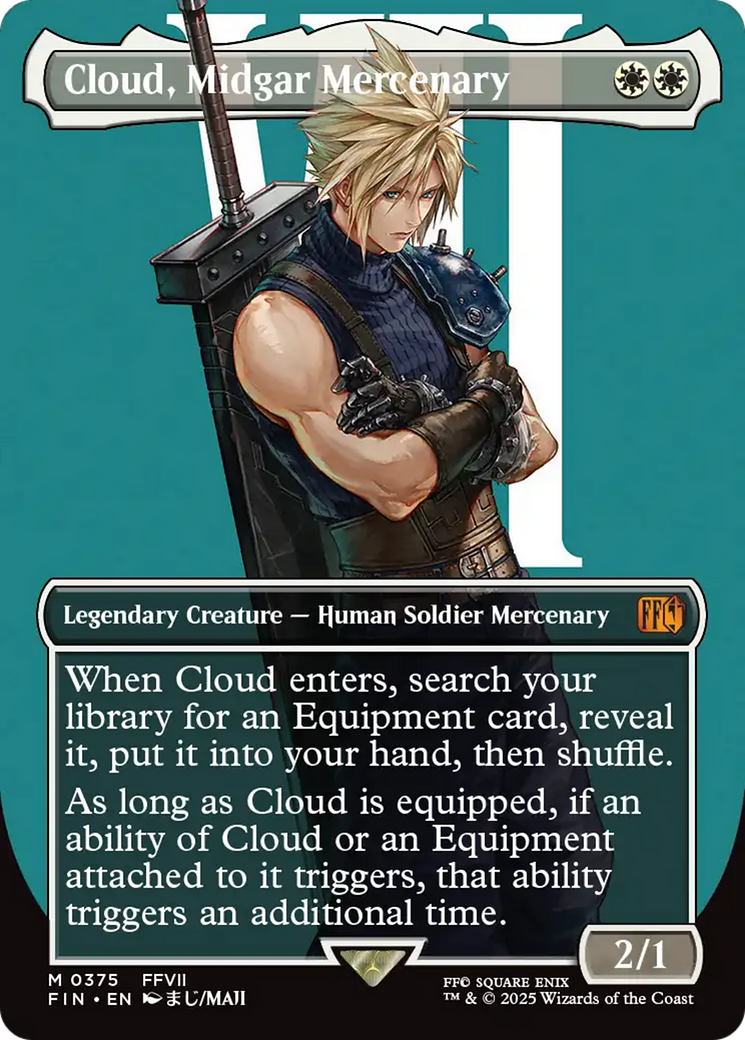 Cloud, Midgar Mercenary (Borderless) [FINAL FANTASY] | Gate City Games LLC