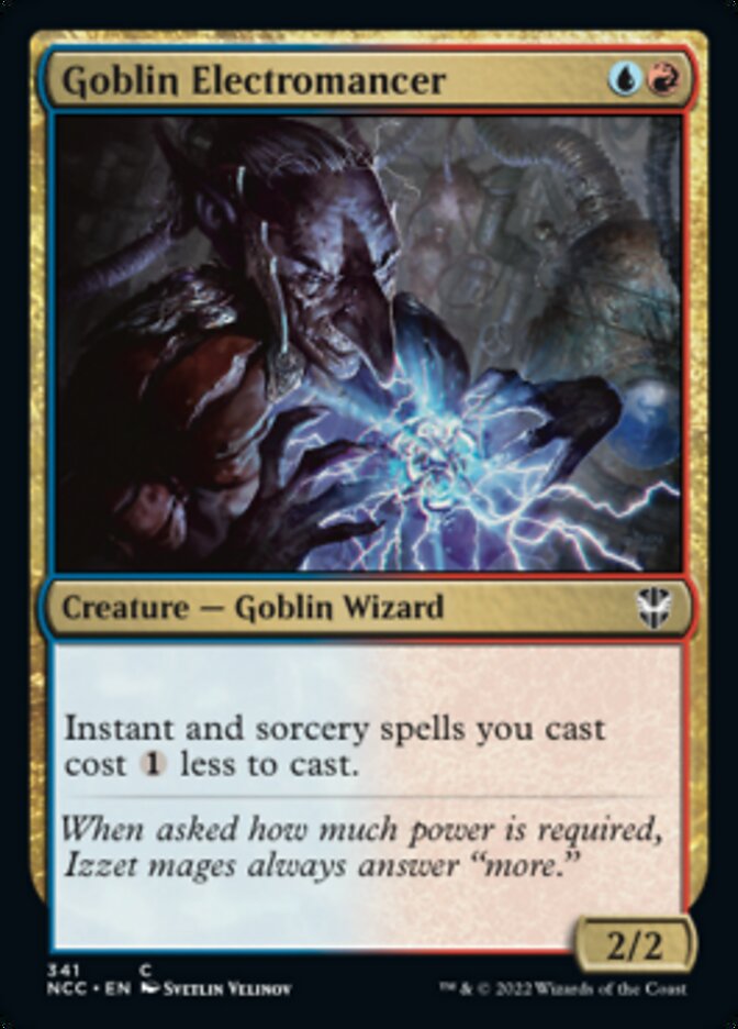 Goblin Electromancer [Streets of New Capenna Commander] | Gate City Games LLC