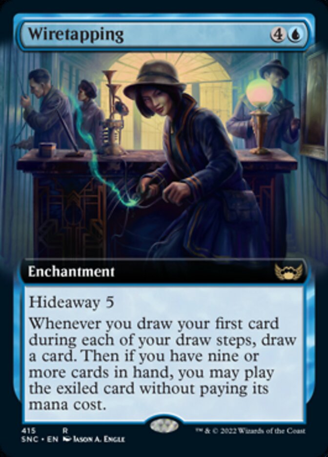 Wiretapping (Extended Art) [Streets of New Capenna] | Gate City Games LLC