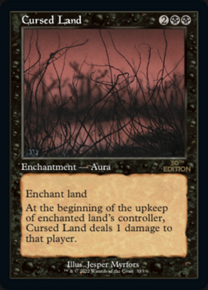 Cursed Land (Retro) [30th Anniversary Edition] | Gate City Games LLC