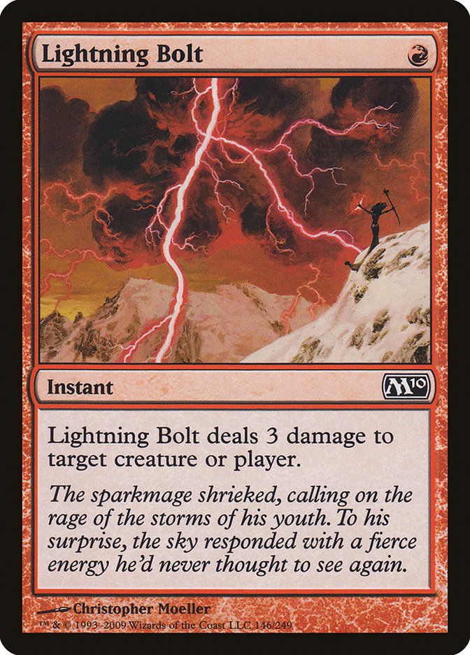 Lightning Bolt [Magic 2010] | Gate City Games LLC