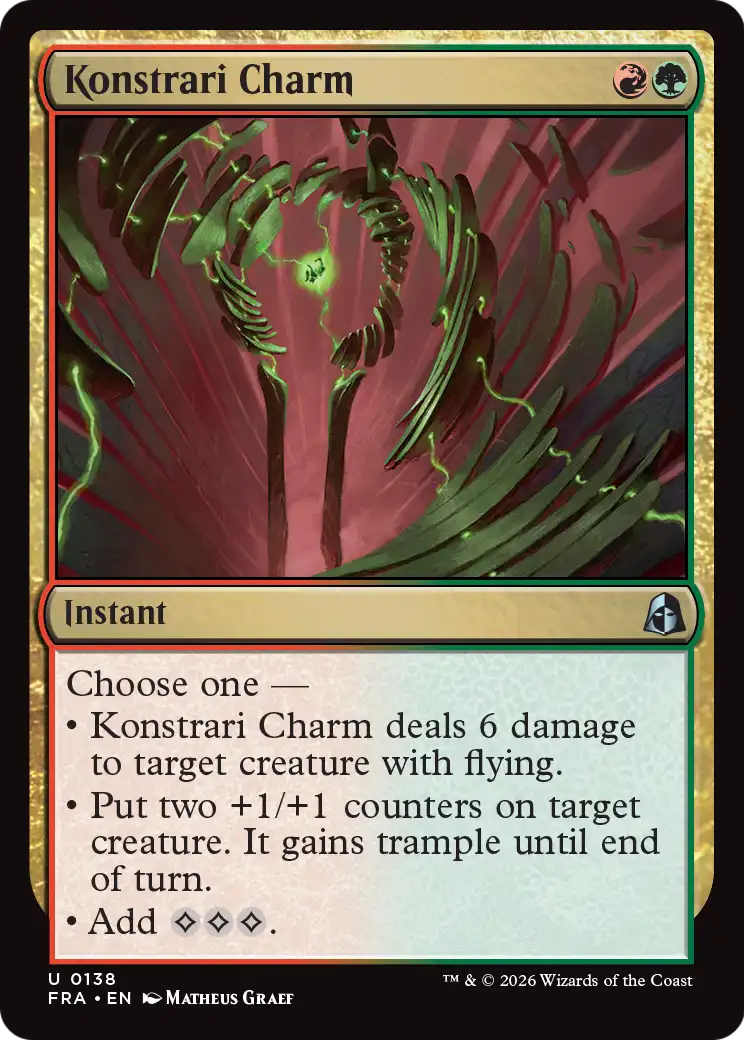 Konstrari Charm [Reality Fracture] | Gate City Games LLC