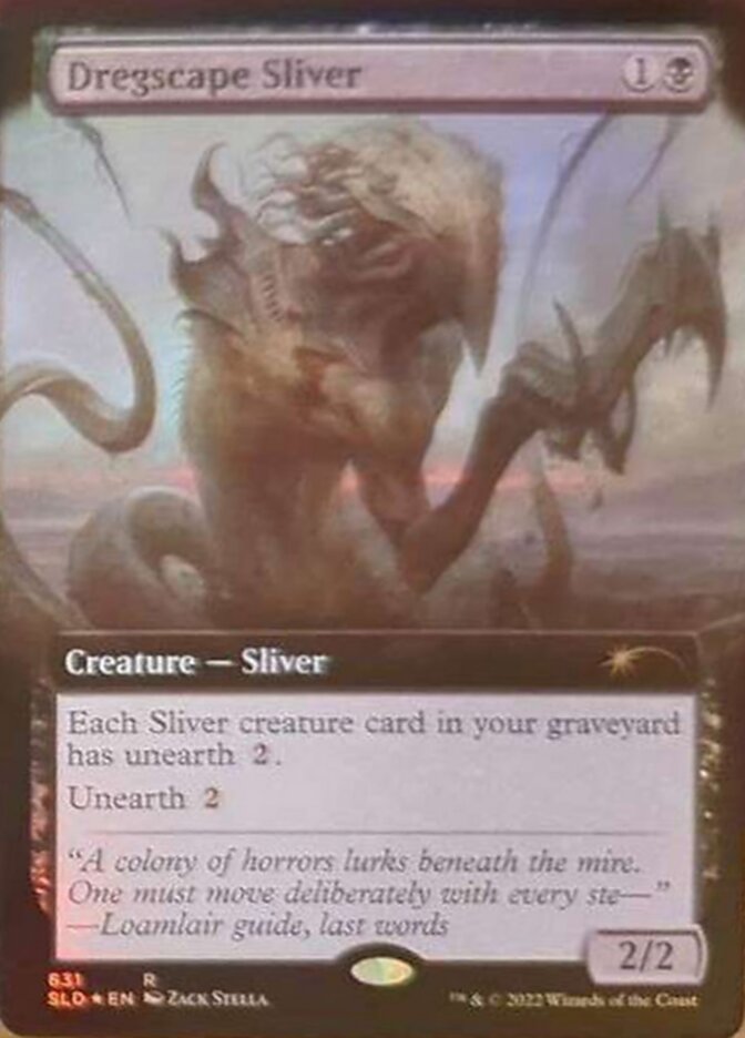 Dregscape Sliver (Extended Art) [Secret Lair Drop Promos] | Gate City Games LLC