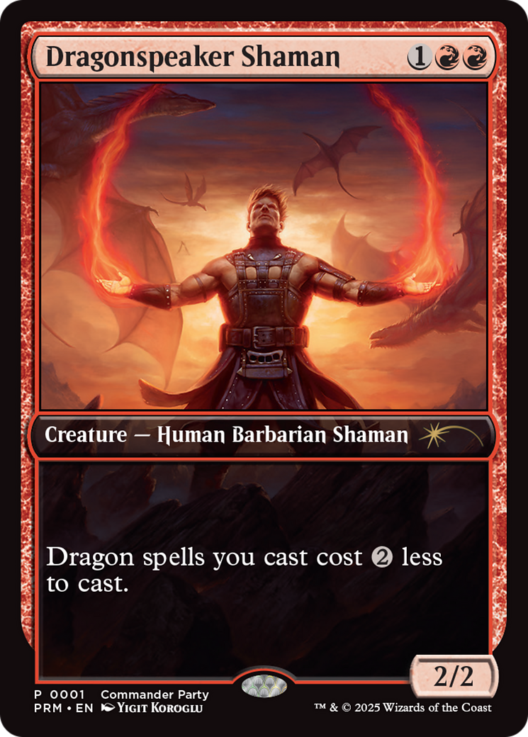 Dragonspeaker Shaman [Wizards Play Network 2025] | Gate City Games LLC