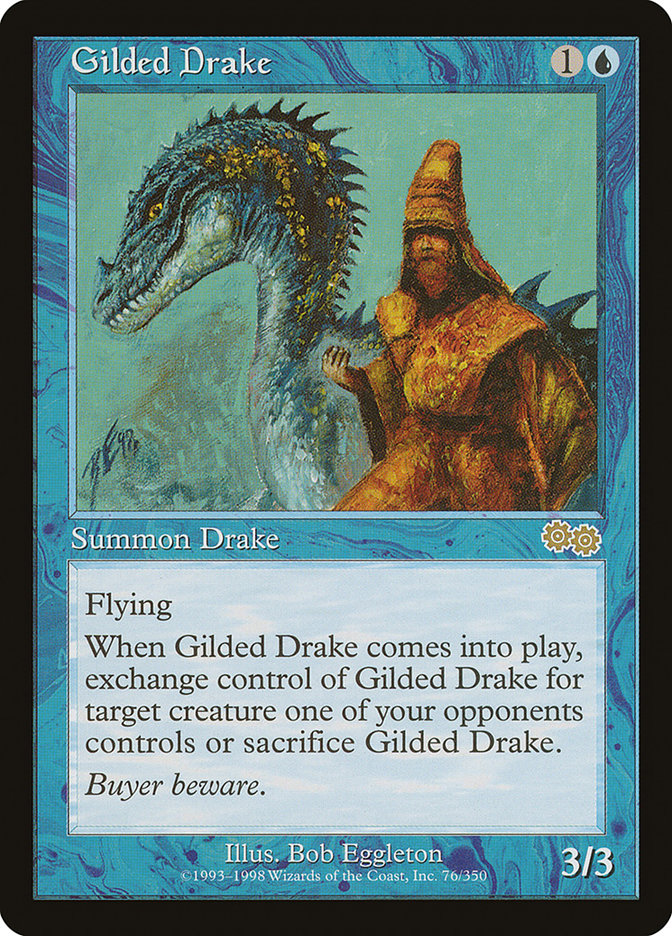 Gilded Drake [Urza's Saga] | Gate City Games LLC