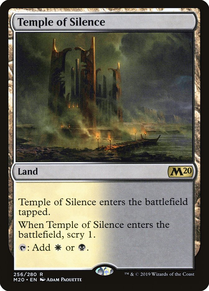 Temple of Silence [Core Set 2020] | Gate City Games LLC