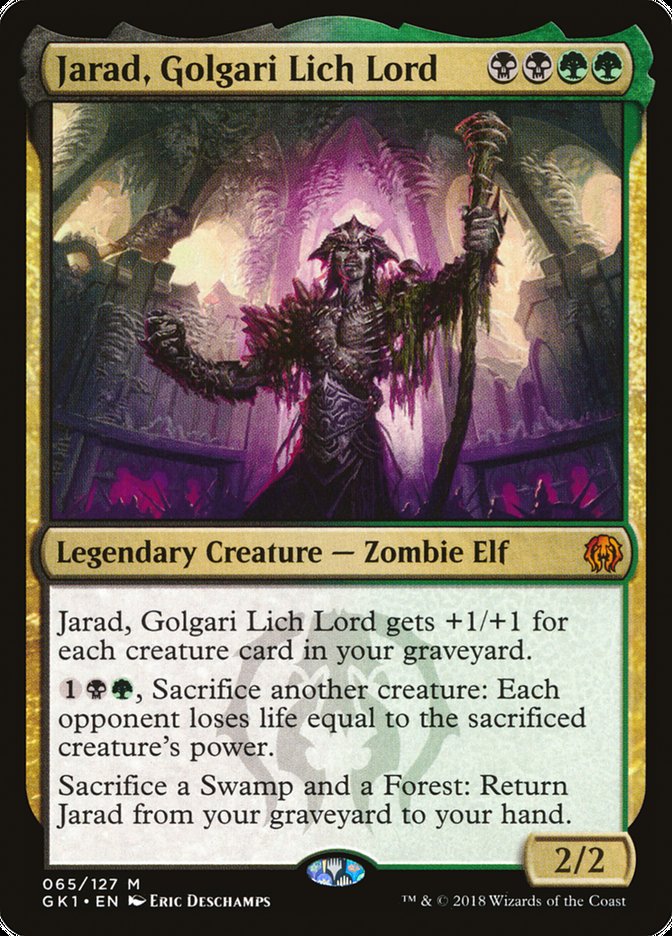 Jarad, Golgari Lich Lord [Guilds of Ravnica Guild Kit] | Gate City Games LLC