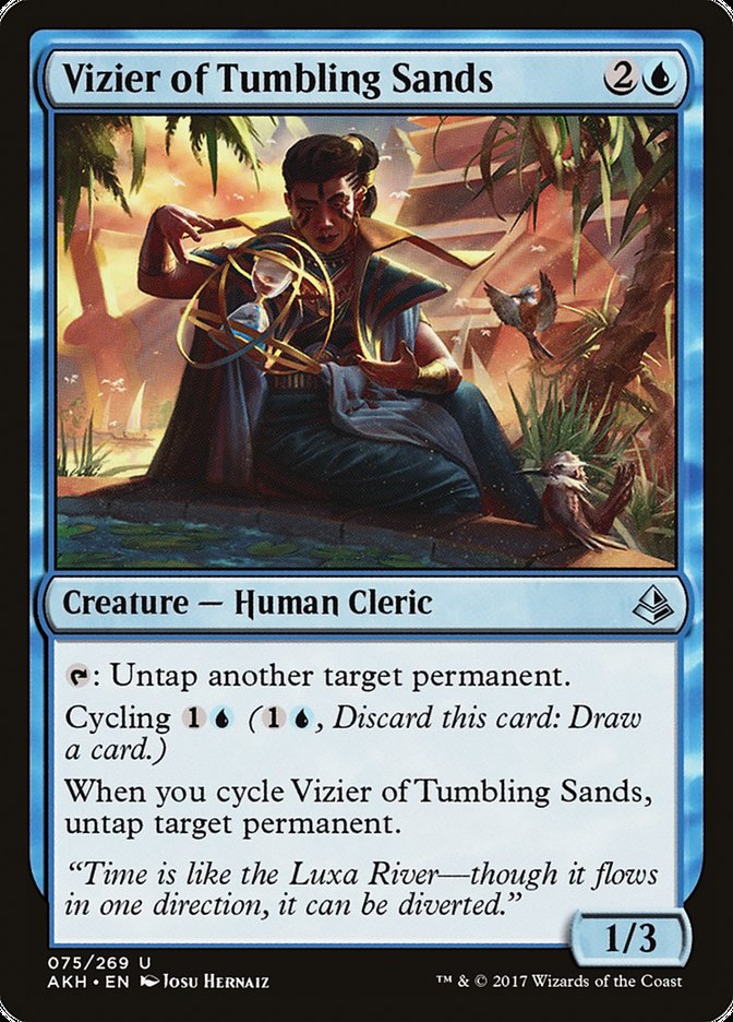 Vizier of Tumbling Sands [Amonkhet] | Gate City Games LLC
