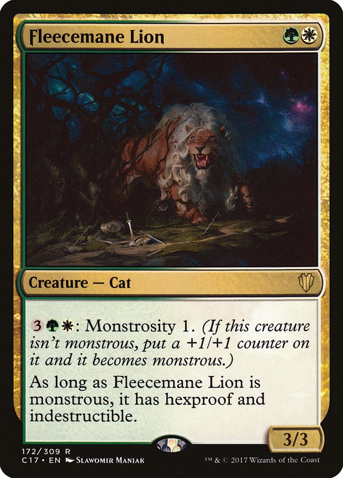 Fleecemane Lion [Commander 2017] | Gate City Games LLC