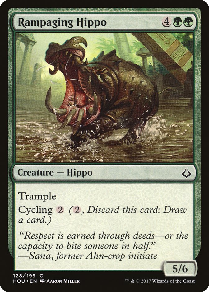 Rampaging Hippo [Hour of Devastation] | Gate City Games LLC