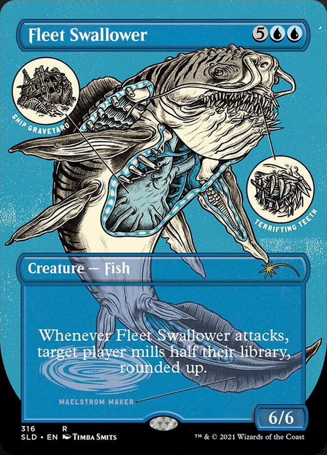 Fleet Swallower (Borderless) [Secret Lair Drop Series] | Gate City Games LLC