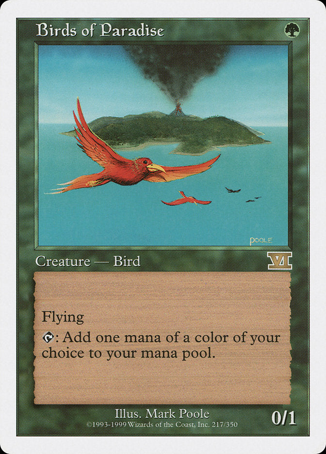 Birds of Paradise [Classic Sixth Edition] | Gate City Games LLC