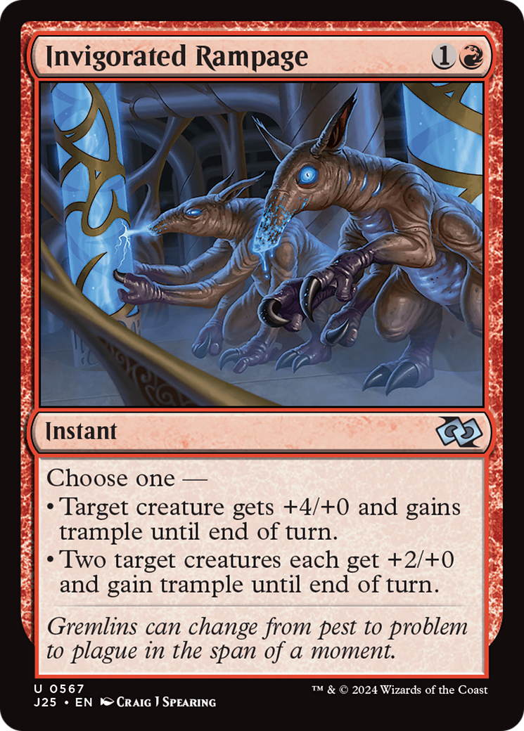 Invigorated Rampage [Foundations Jumpstart] | Gate City Games LLC