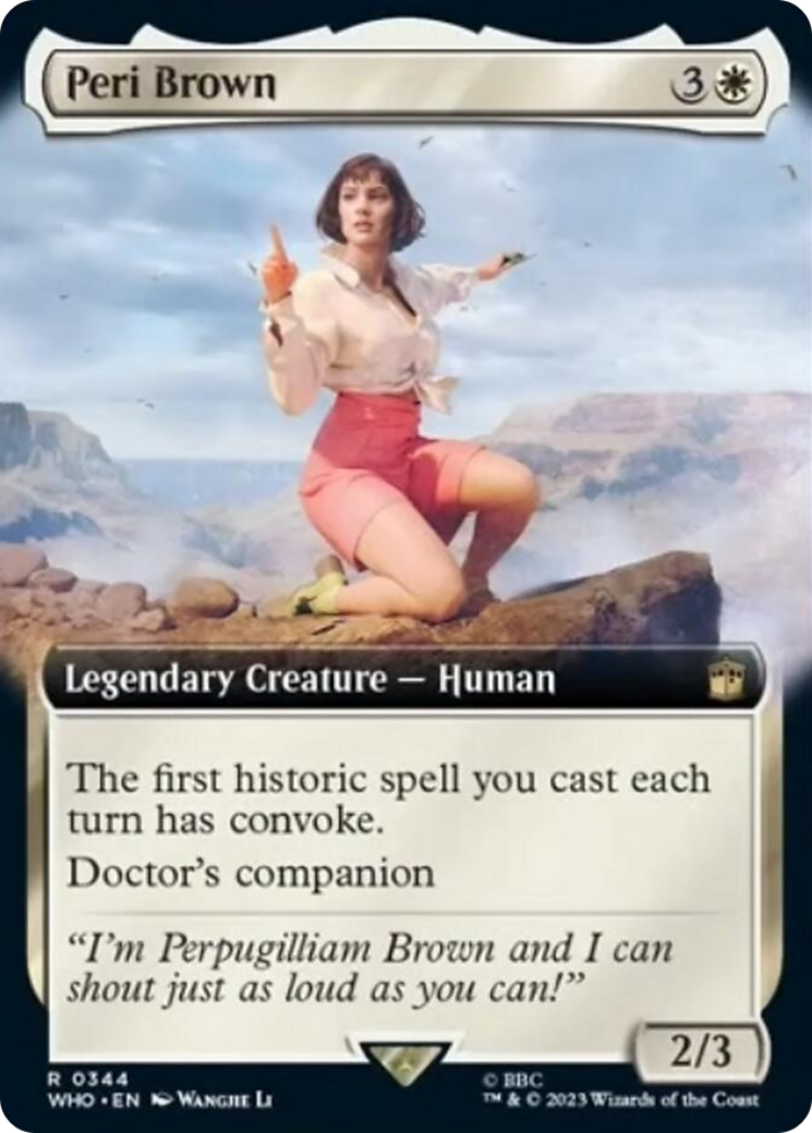 Peri Brown (Extended Art) [Doctor Who] | Gate City Games LLC