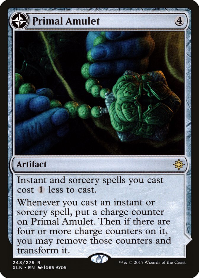 Primal Amulet // Primal Wellspring [Ixalan] | Gate City Games LLC