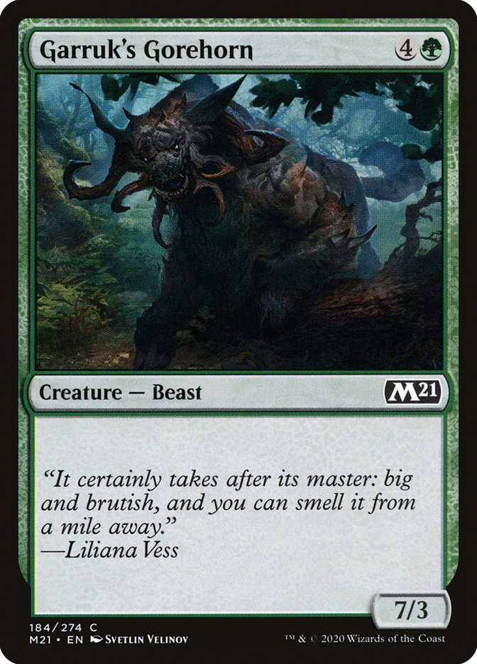Garruk's Gorehorn [Core Set 2021] | Gate City Games LLC