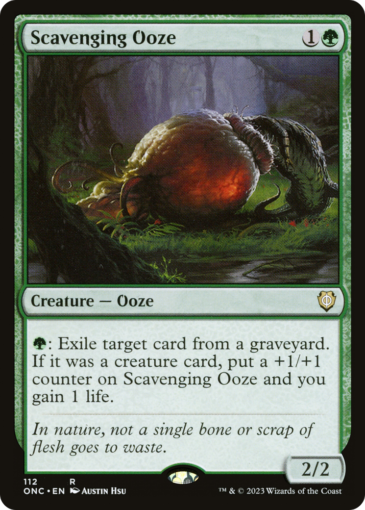 Scavenging Ooze [Phyrexia: All Will Be One Commander] | Gate City Games LLC