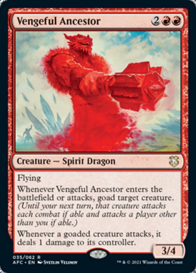 Vengeful Ancestor [Dungeons & Dragons: Adventures in the Forgotten Realms Commander] | Gate City Games LLC