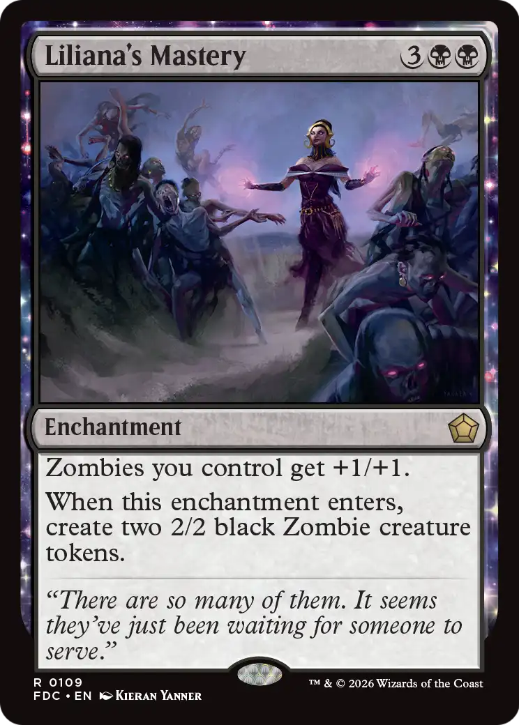 Liliana's Mastery [Foundations Commander] | Gate City Games LLC