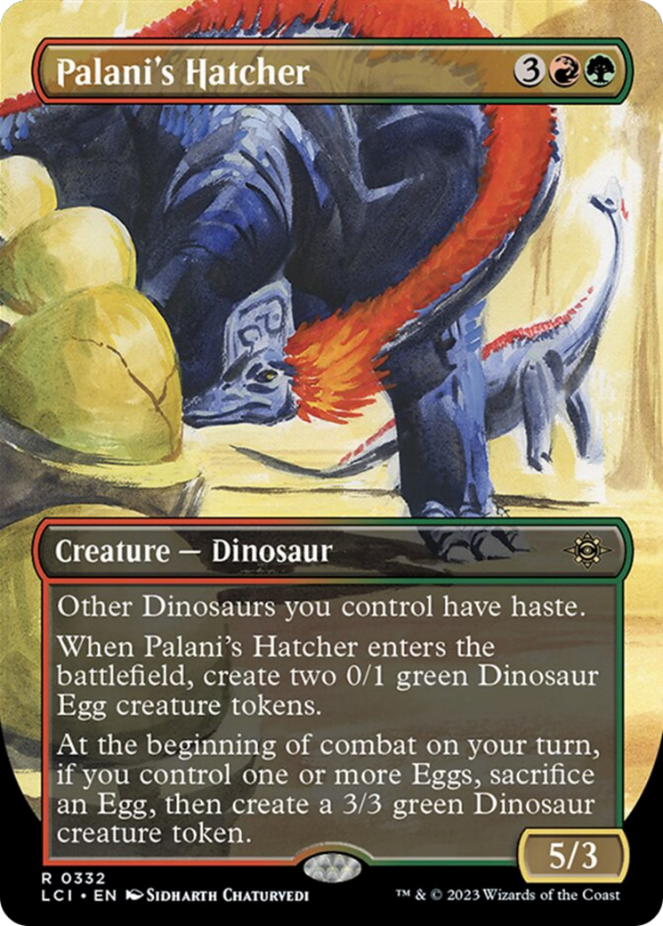 Palani's Hatcher (Borderless) [The Lost Caverns of Ixalan] | Gate City Games LLC