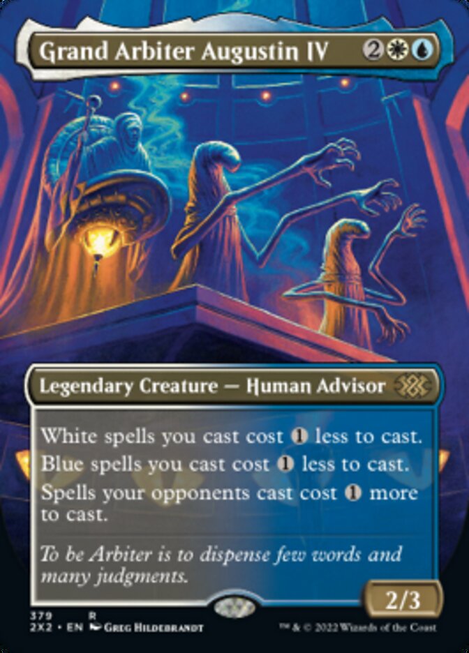 Grand Arbiter Augustin IV (Borderless Alternate Art) [Double Masters 2022] | Gate City Games LLC