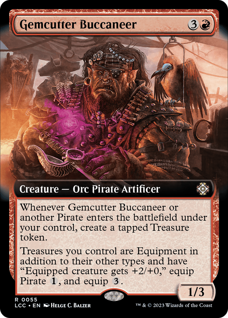 Gemcutter Buccaneer (Extended Art) [The Lost Caverns of Ixalan Commander] | Gate City Games LLC