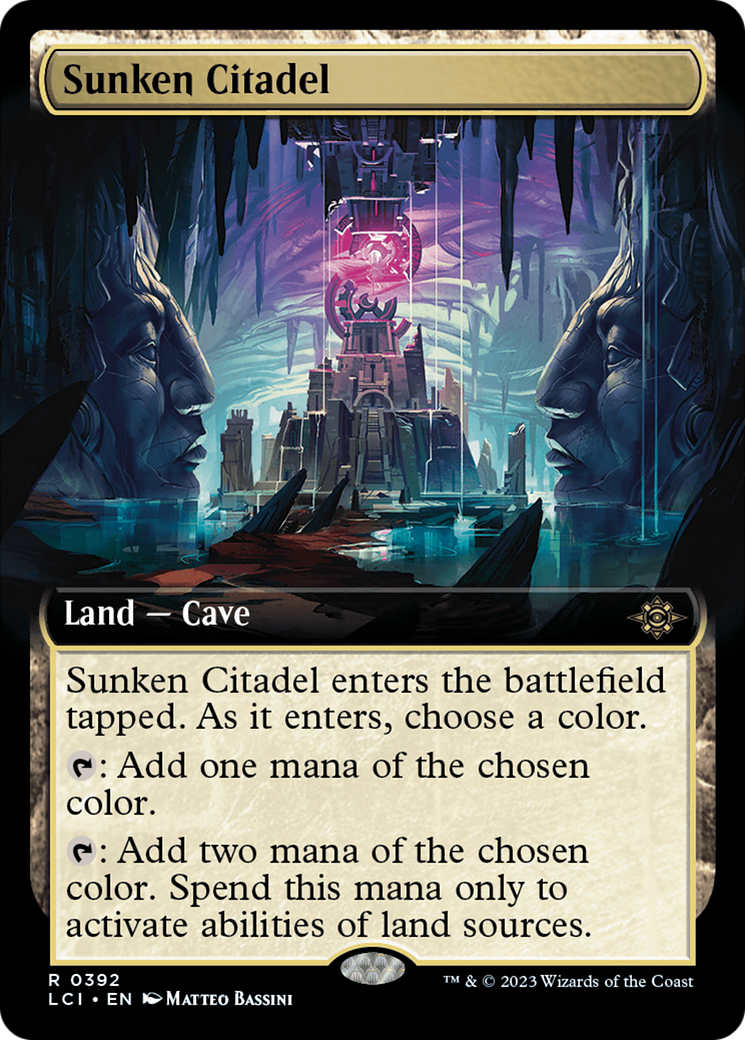 Sunken Citadel (Extended Art) [The Lost Caverns of Ixalan] | Gate City Games LLC