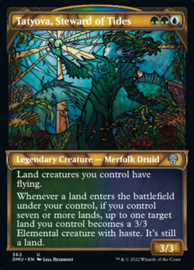 Tatyova, Steward of Tides (Showcase Textured) [Dominaria United] | Gate City Games LLC