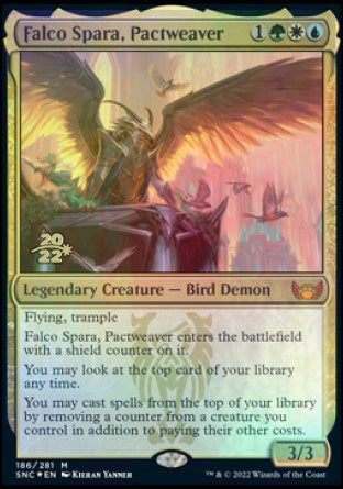 Falco Spara, Pactweaver [Streets of New Capenna Prerelease Promos] | Gate City Games LLC