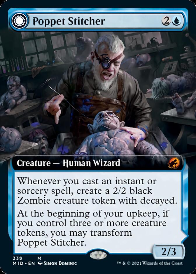 Poppet Stitcher // Poppet Factory (Extended Art) [Innistrad: Midnight Hunt] | Gate City Games LLC