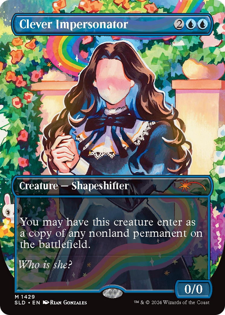 Clever Impersonator (Rainbow Foil) [Secret Lair Drop Series] | Gate City Games LLC