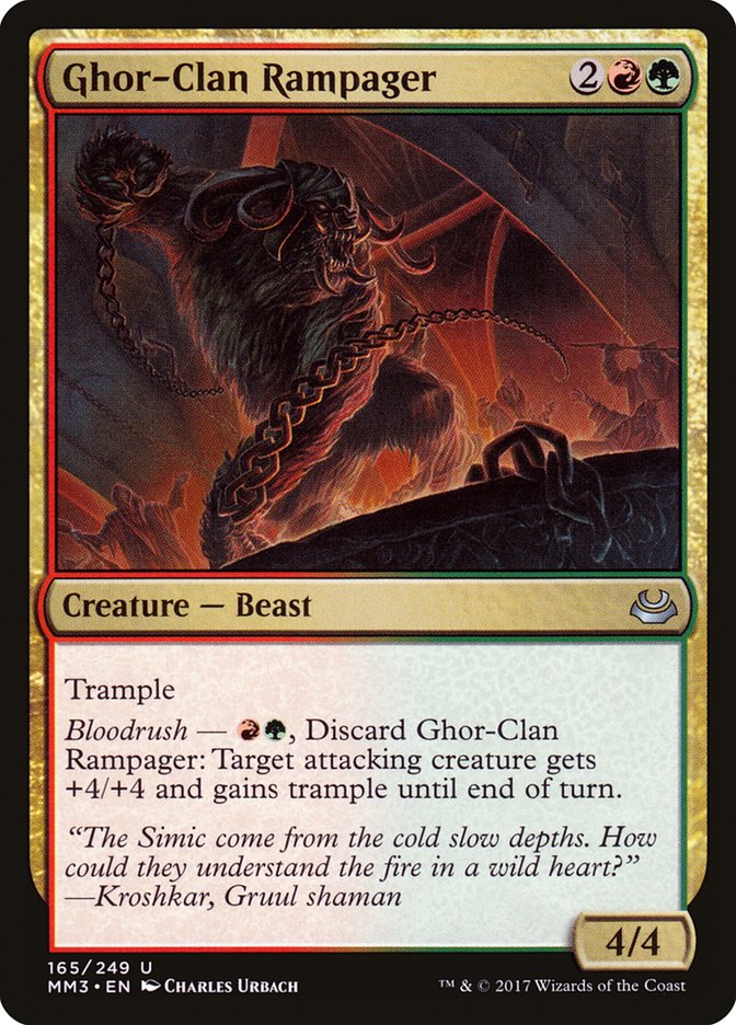 Ghor-Clan Rampager [Modern Masters 2017] | Gate City Games LLC