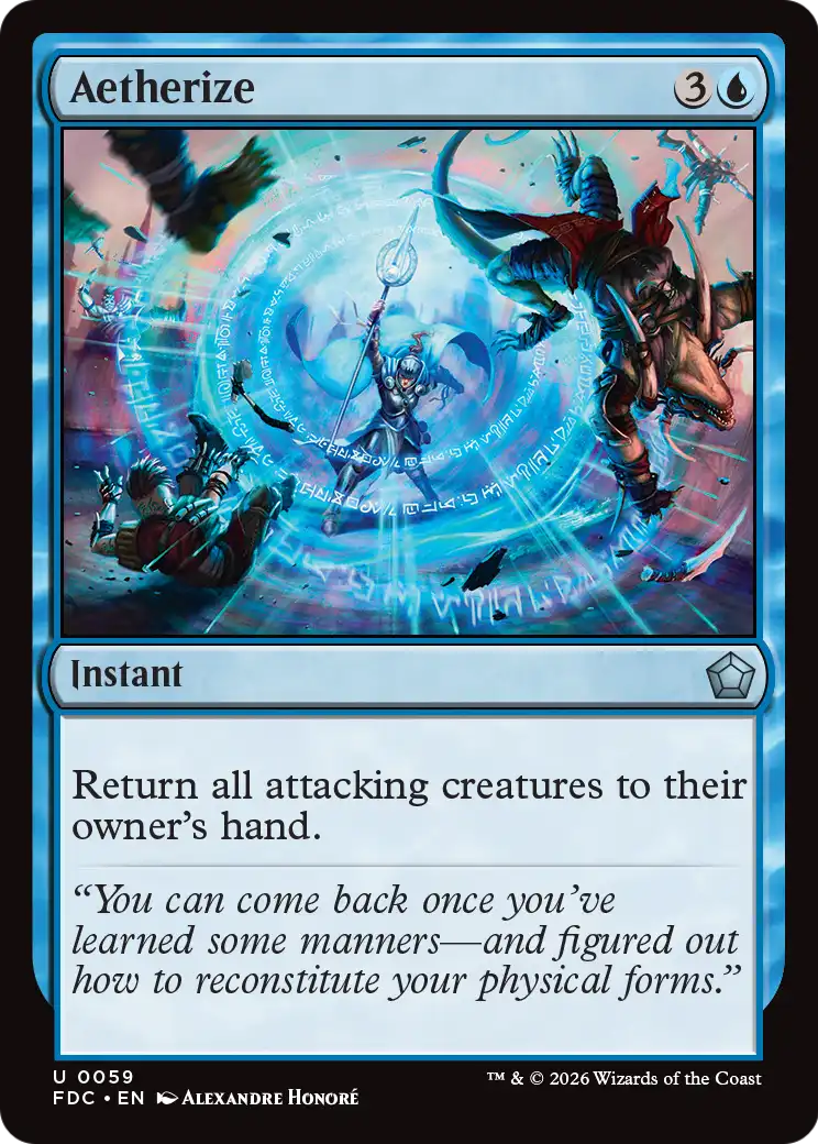 Aetherize [Foundations Commander] | Gate City Games LLC