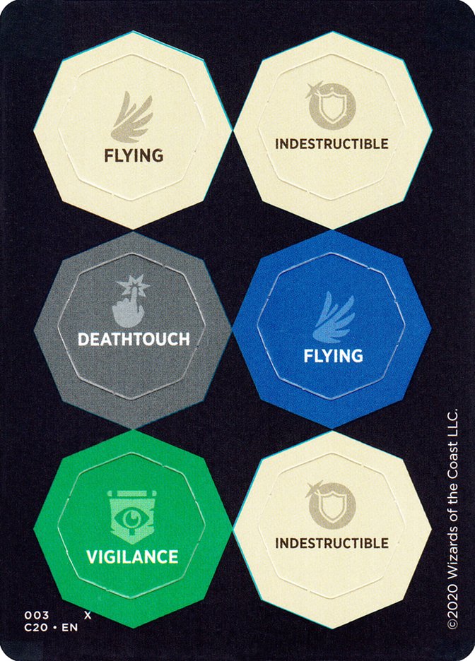 Punch Card Token (003 // 004) [Commander 2020 Tokens] | Gate City Games LLC