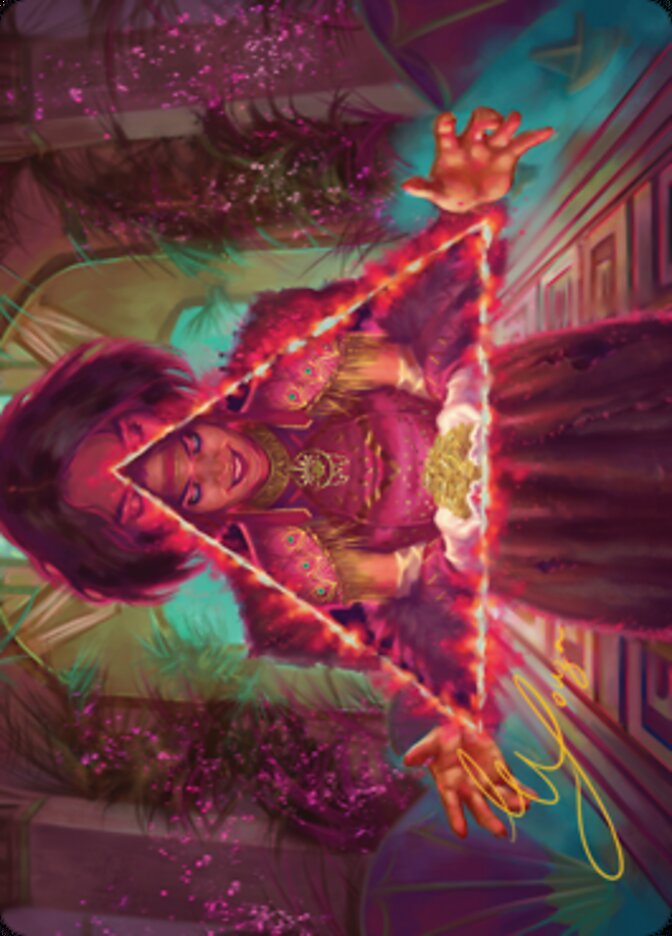 Seize the Spotlight Art Card (Gold-Stamped Signature) [Streets of New Capenna Art Series] | Gate City Games LLC