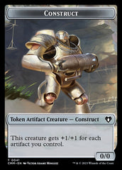 Elemental (0026) // Construct (0041) Double-Sided Token [Commander Masters Tokens] | Gate City Games LLC