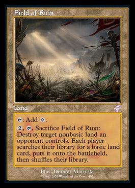 Field of Ruin (Timeshifted) [Time Spiral Remastered] | Gate City Games LLC