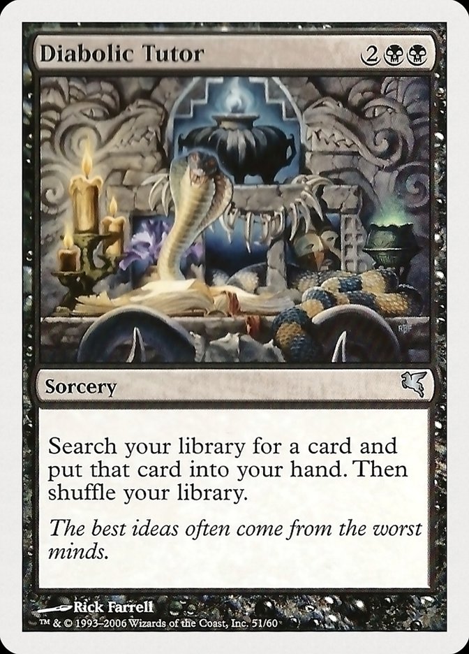 Diabolic Tutor [Hachette UK] | Gate City Games LLC